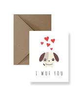 I Wuf You Greeting Card