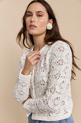 Boucle d'oreilles fleurs