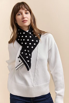 Polka dot scarf