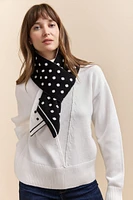 Polka dot scarf