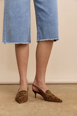 Chaussures à imprimé léopard