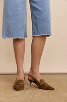 Chaussures à imprimé léopard