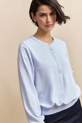 Henley blouse