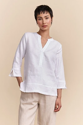 Blouse en lin fluide