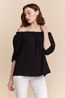 Off-the-shoulder top
