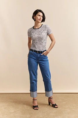 T-shirt avec imprimés
