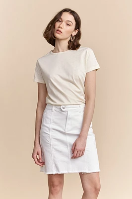 Basic crew neck T-shirt