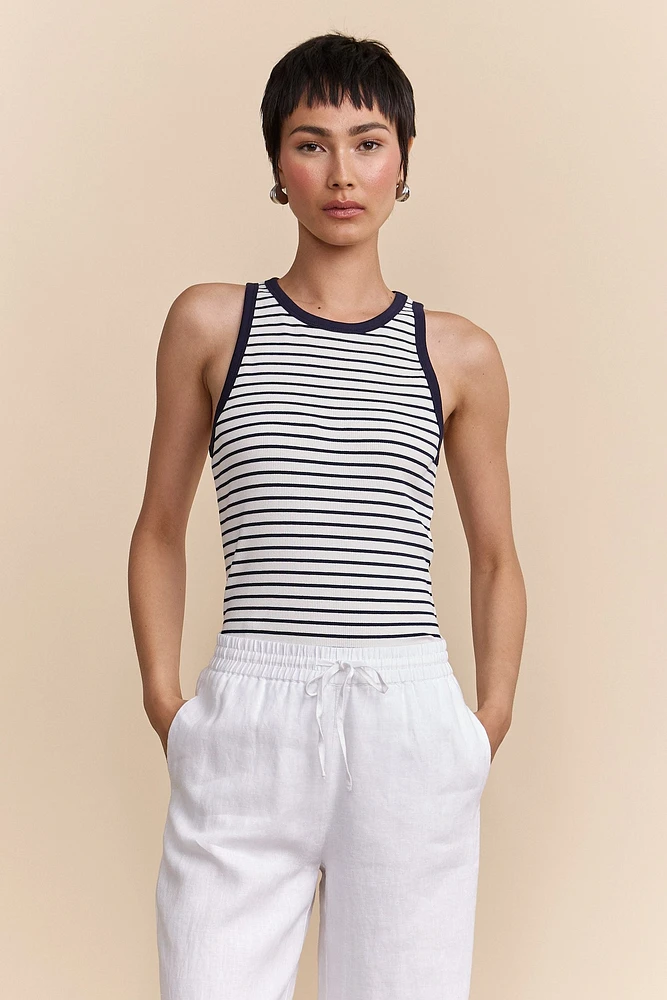 Striped tank top