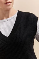 Sleeveless sweater