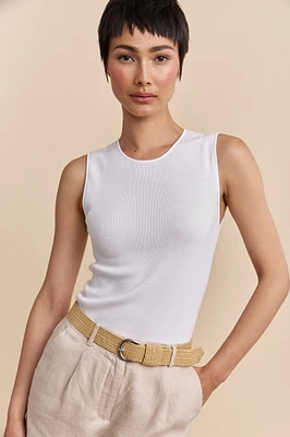 Knit tank top