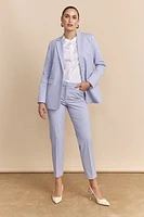 Cropped pants with cuff