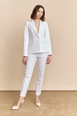 Pantalon urbain écourté à zip