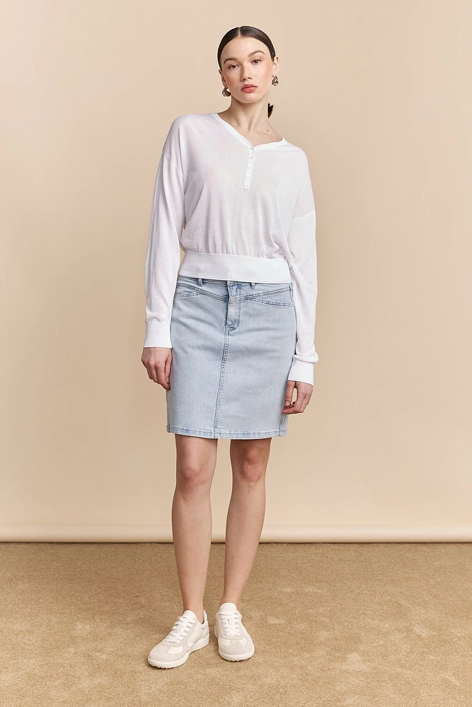Jupe en denim