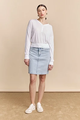 Denim skirt