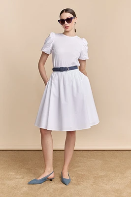 Jupe avec taille élastique