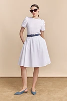 Jupe avec taille élastique