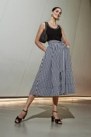 Robe à motif vichy