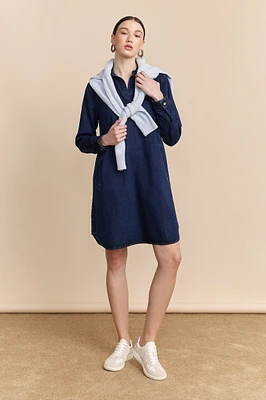 Robe en denim
