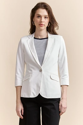 Stretch fitted blazer