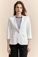 Stretch fitted blazer