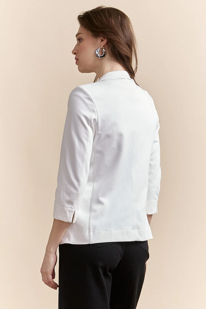 Stretch fitted blazer
