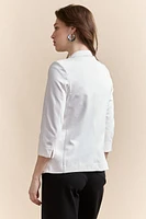 Stretch fitted blazer