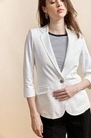 Stretch fitted blazer