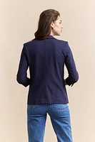 Stretch fitted blazer