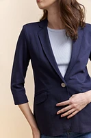 Stretch fitted blazer