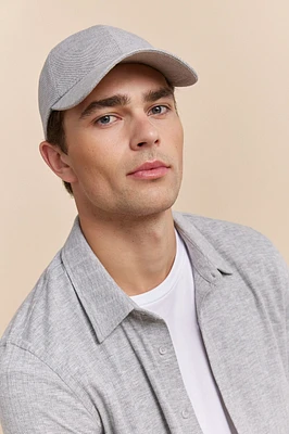 Casquette mélange de lin