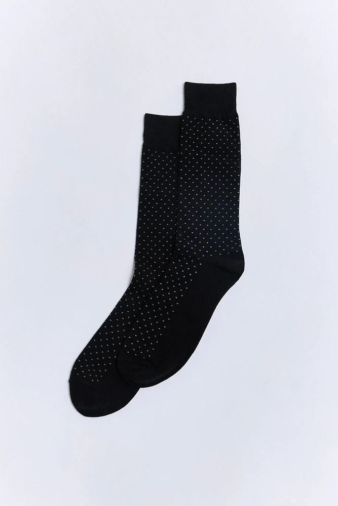 Chaussettes micro pois