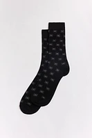 Chaussettes à carreaux graphiques