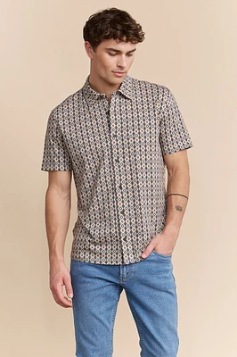 Chemise en jersey à imprimé vintage
