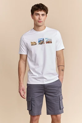 T-shirt graphique polaroid