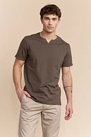 T-shirt en jersey mercerisé