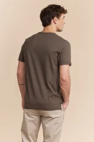 T-shirt en jersey mercerisé