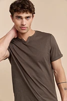 T-shirt en jersey mercerisé