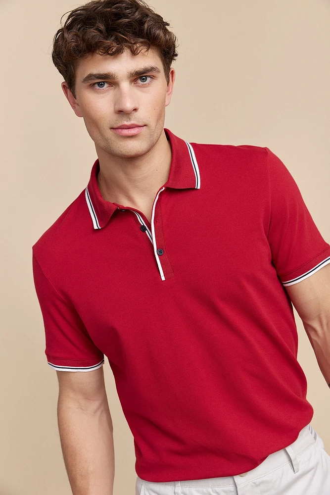 Polo style nautique