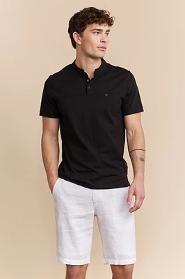 Henley t-shirt with pocket