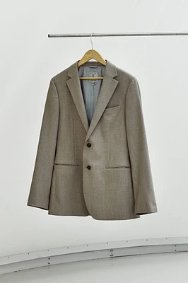 Textured extra-fitted blazer