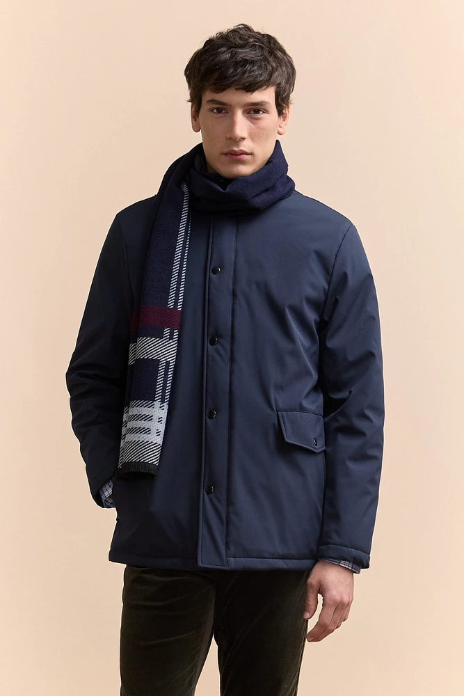 Manteau sport capuchon amovible