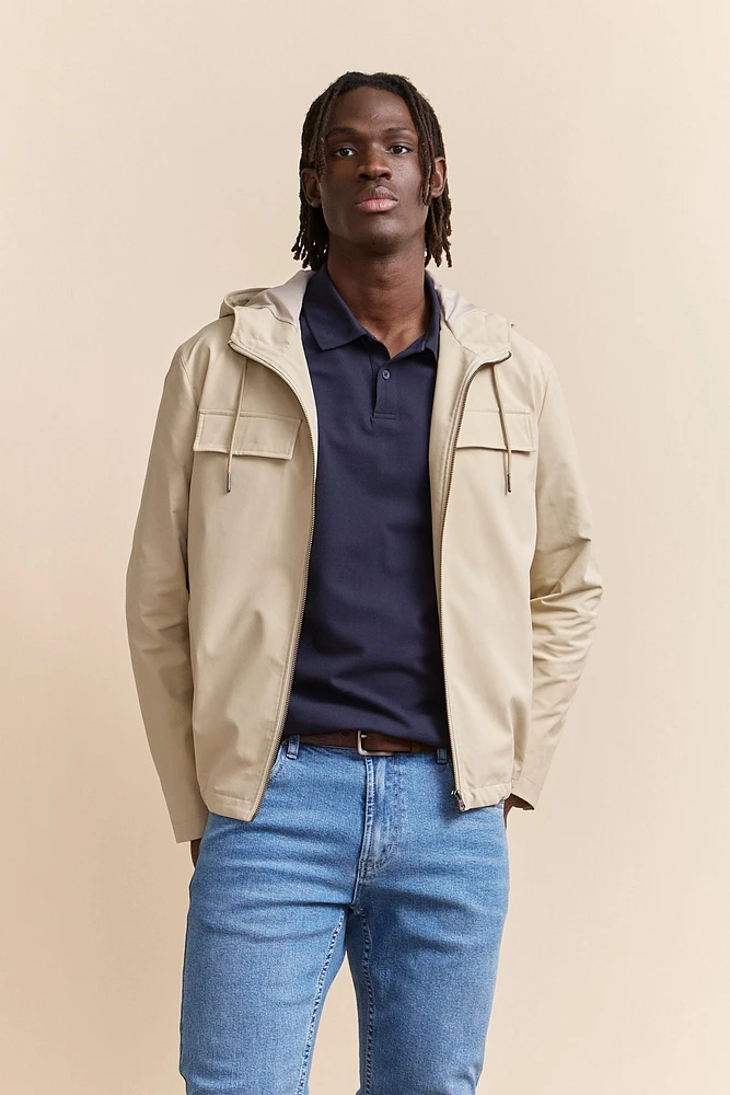 Blouson multi poches avec capuchon