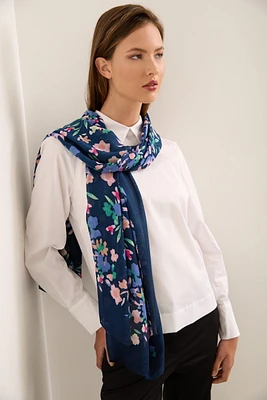 Foulard motif floral