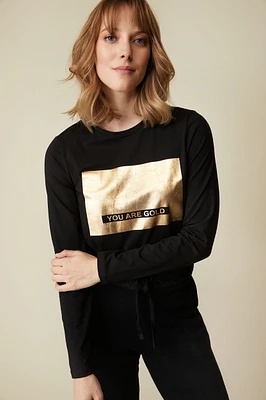 T-shirt manches longues YOU ARE GOLD