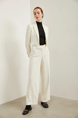 High waist wide leg pant