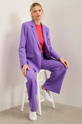 Pantalon large fluide à plis