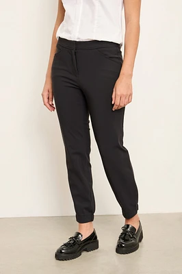 Sport Chic pants with elastic cuff