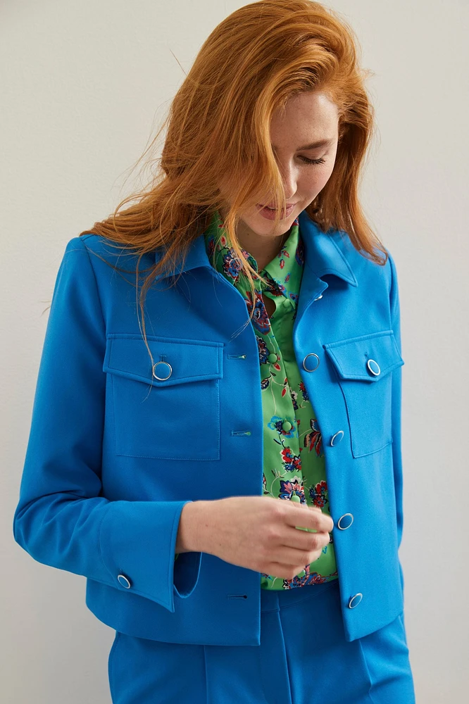 Veste décontractée avec attache dos