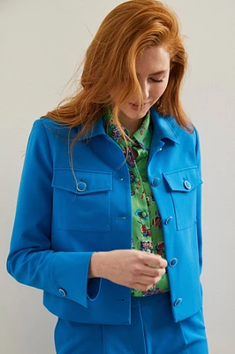 Veste décontractée avec attache dos