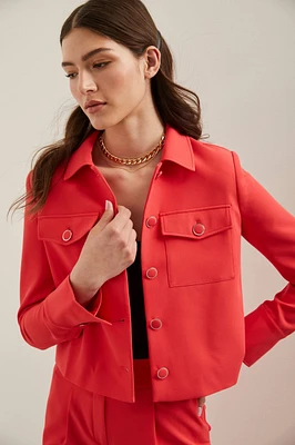 Veste décontractée avec attache dos